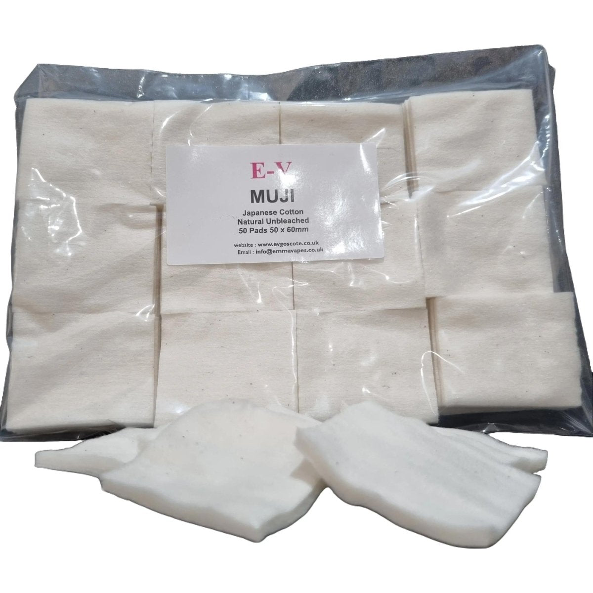 Muji Japanese Cotton Pads. - emmavapesEV Goscote