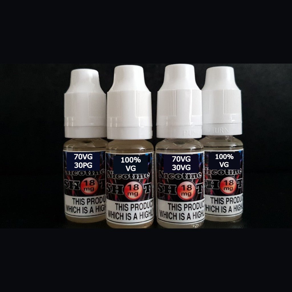 10ml Nicotine Shots - emmavapesEV Goscote