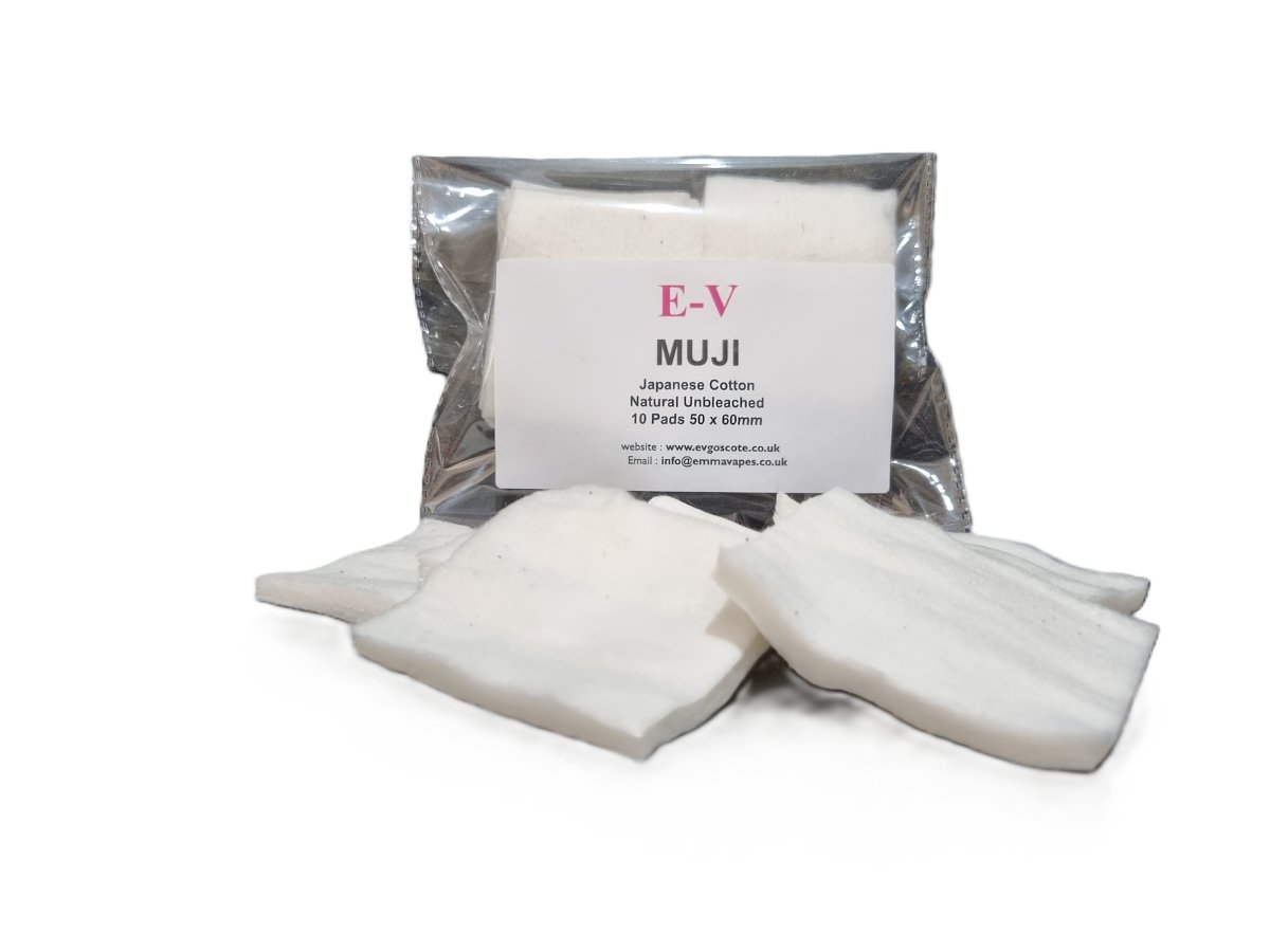 Muji Japanese Cotton Pads. - emmavapesEV Goscote